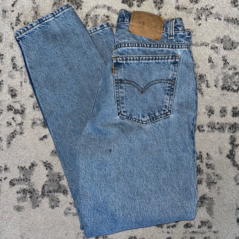 Women’s vintage orange tab Levis size 27/28